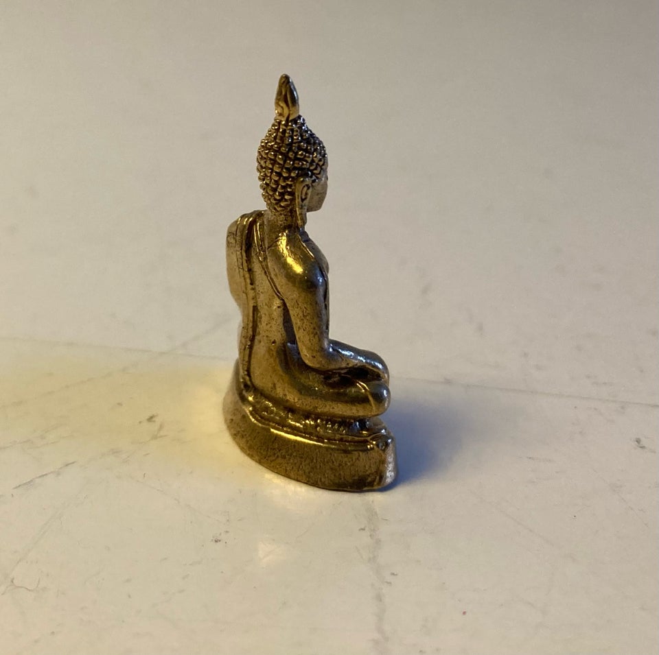 Lille Buddha skulptur i metal