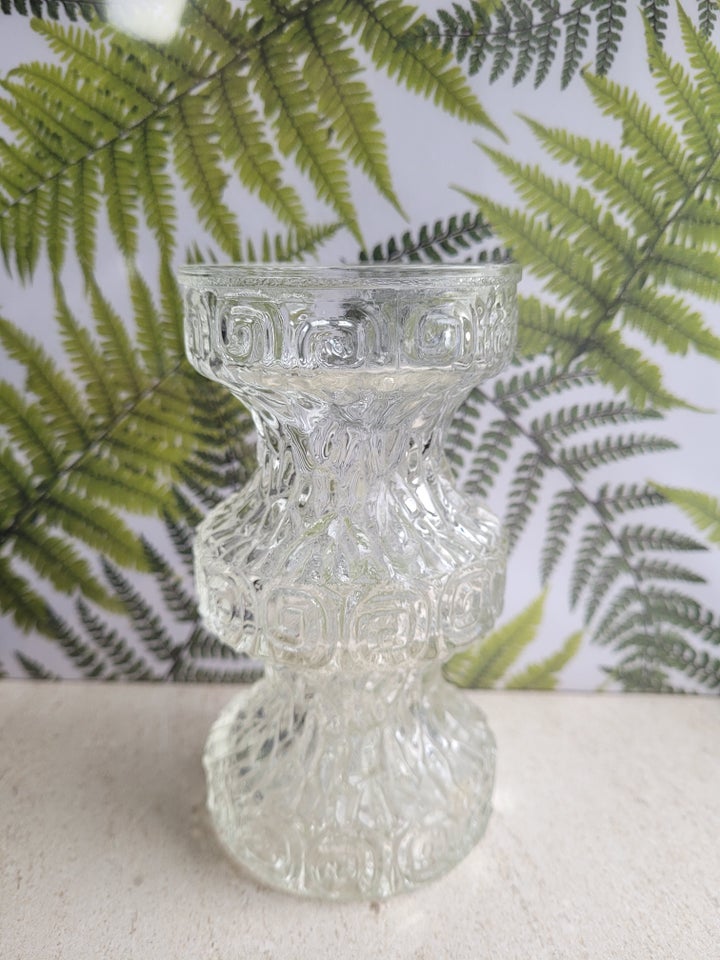 Glas Vase Løgvase Skulptur