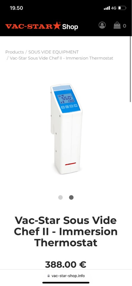 Sous vide Vac Star Chef II