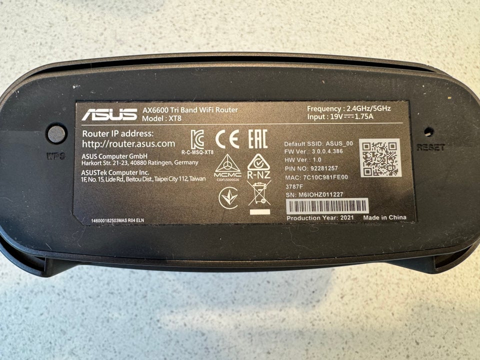 Router, ASUS XT8, Perfekt