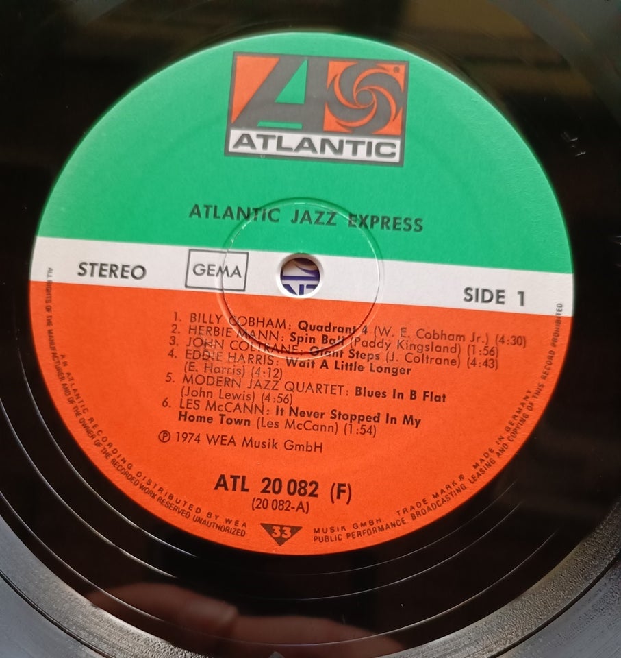 LP, Atlantic Jazz-Express