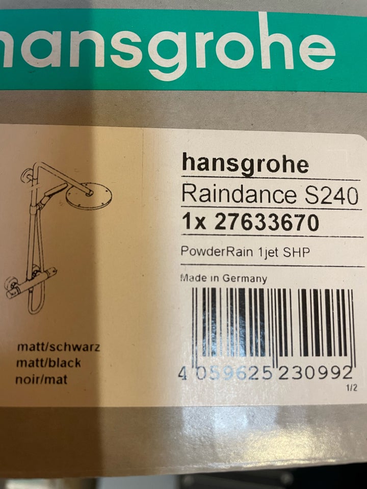 Brusesæt Hansgrohe