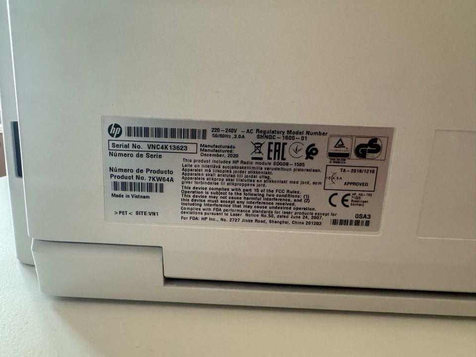 Laserprinter m farve HP