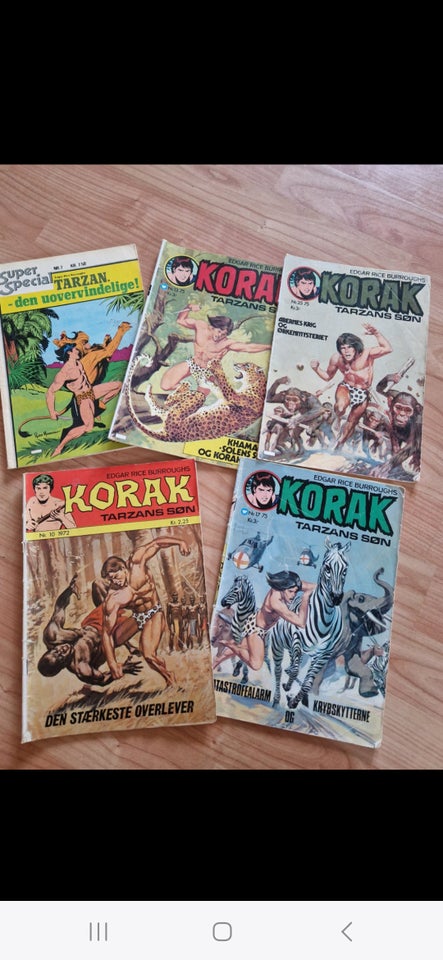 Korak, Tegneserie