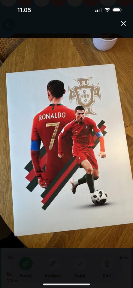 Plakat, motiv: Ronaldo , b: 50 h: 70