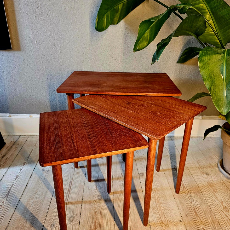 Retro indskudsborde Teak