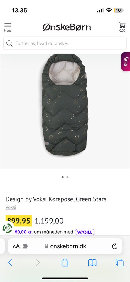 Kørepose, Voksi kørepose, Design