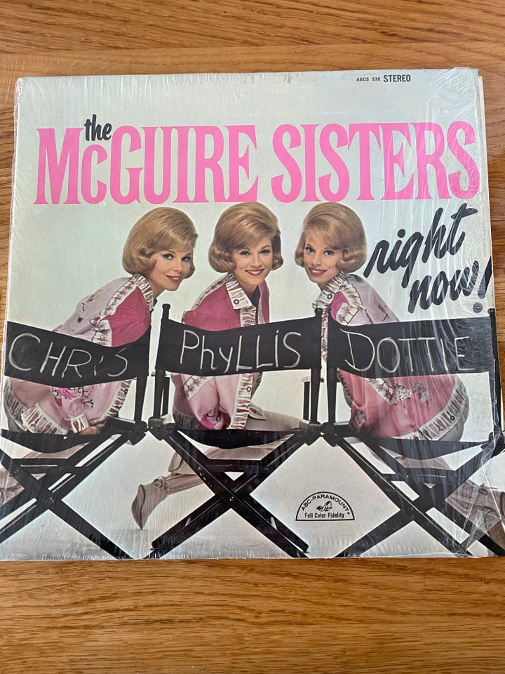 LP, The Mc Guire Sisters, Right Now!