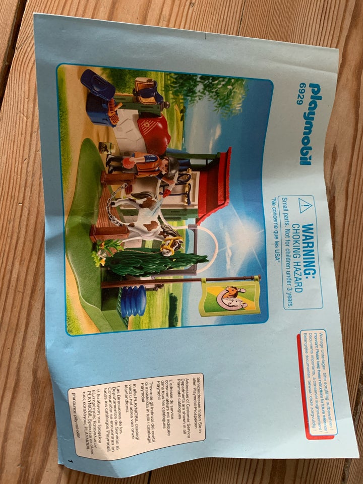 Playmobil, Heste vask, model 6929