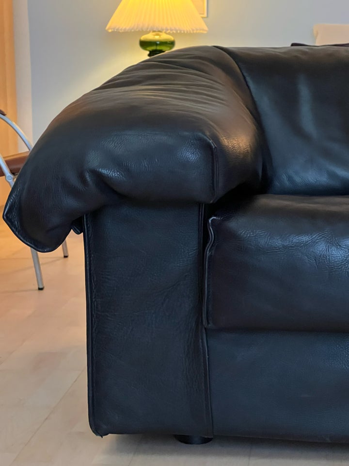 Sofa, læder, 2 pers.