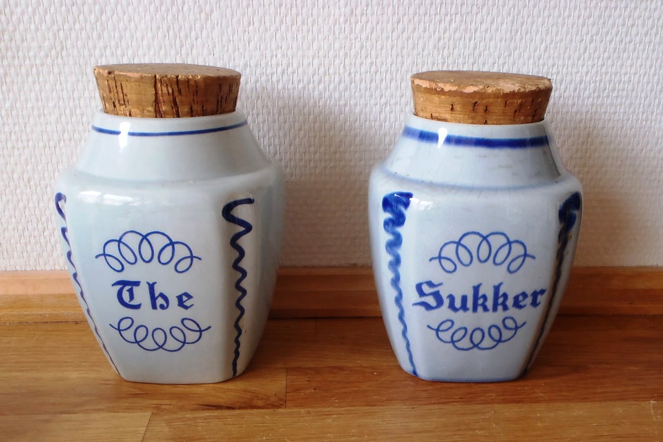 Porcelæn Krydderi krukker mv