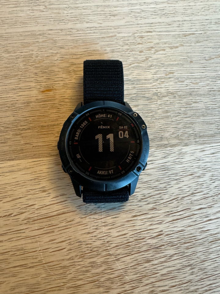 Løbeur Fenix 6X Pro Garmin