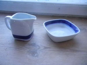 Porcelæn RETRO - flødekande og