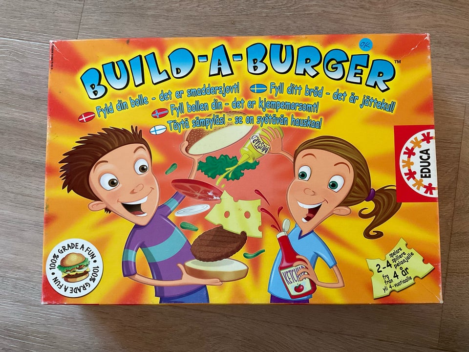 Build a burger brætspil