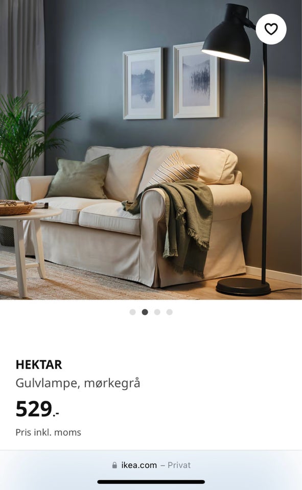 Gulvlampe Ikea Hector