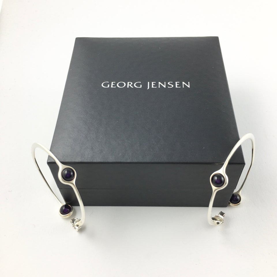 Øreringe, sølv, Georg Jensen