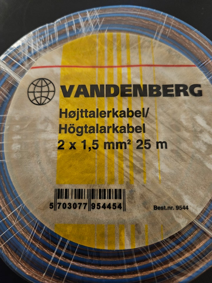 Højttalerkabel, Vandenberg, 2