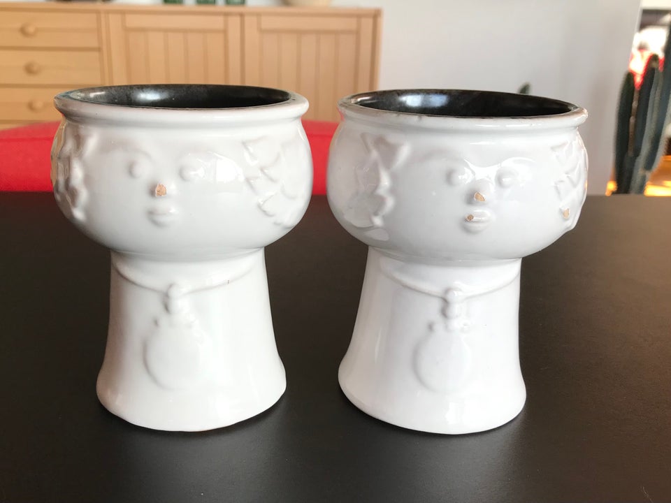 Keramik Pottedame / damevase /