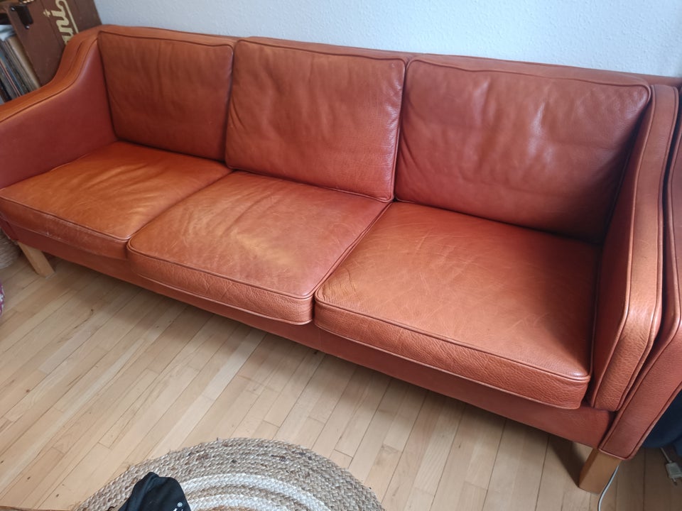 Sofa læder 3 pers