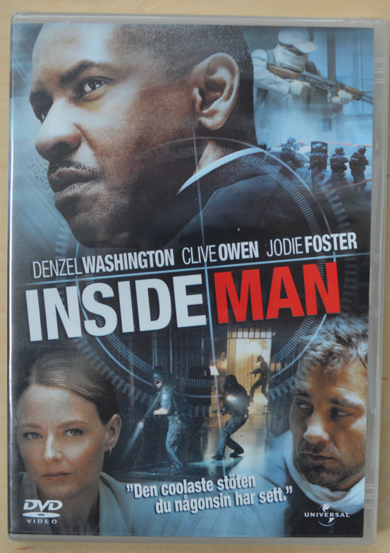 Inside Man Ny uåbnet, DVD, thriller