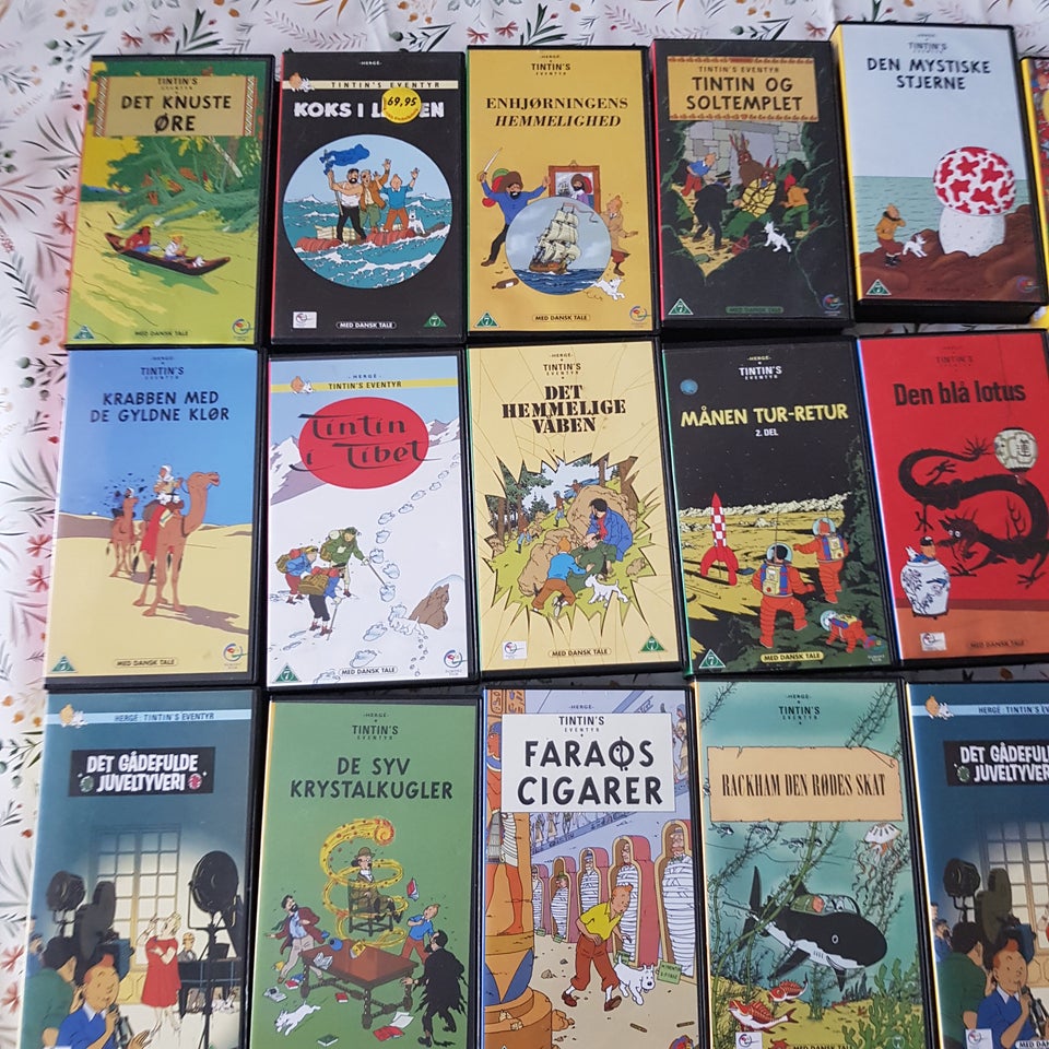 Tegnefilm 16 Tintin og andre vhs