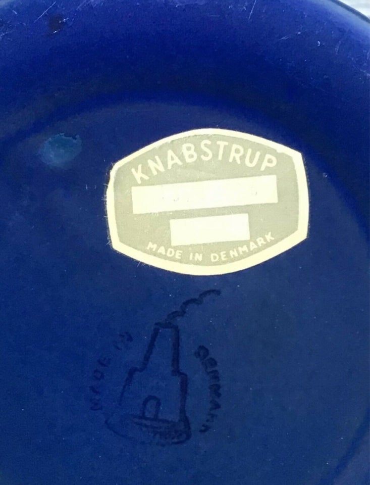 Keramik Knabstrup vase fra