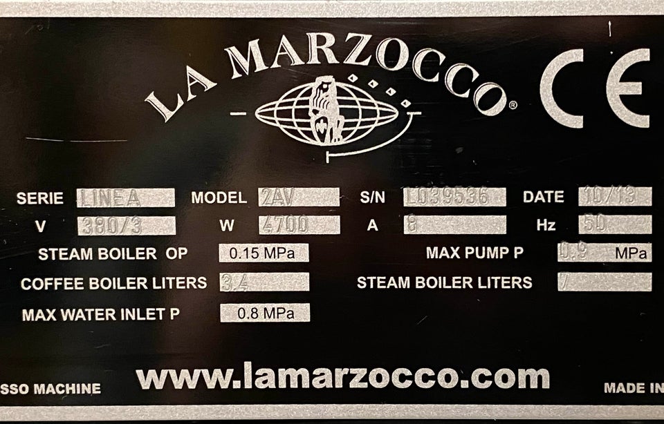 Espressomaskin - La Marzocco Linea
