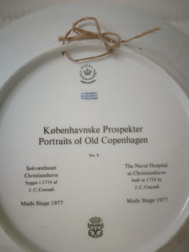 Mads Stage fra 1977 porcelæn 47 år