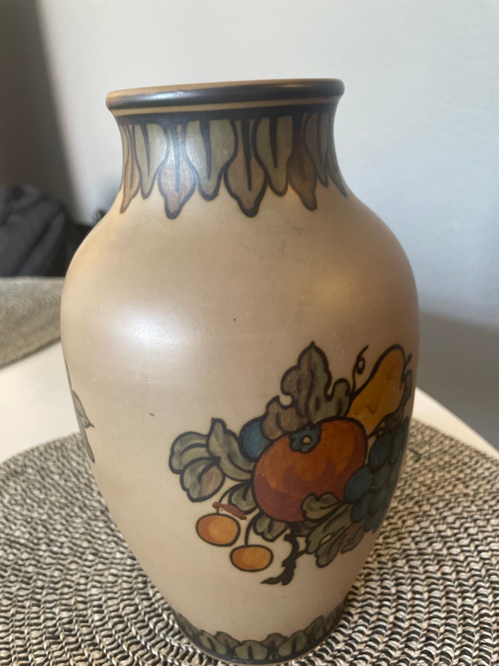 Keramik Vase keramik  L Hjorth