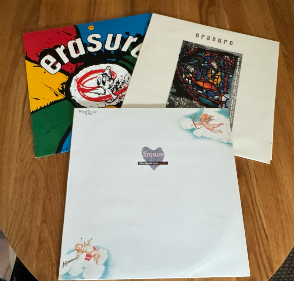 LP, Erasure, 3 x Erasure