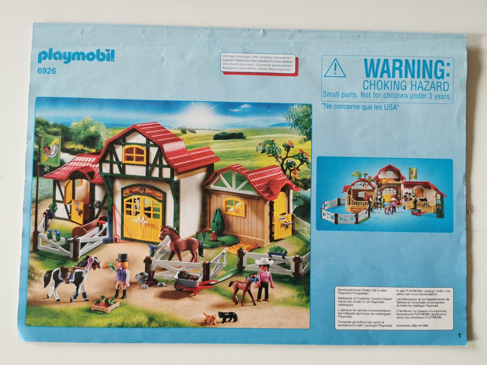 Bondegård, Playmobil 6926,