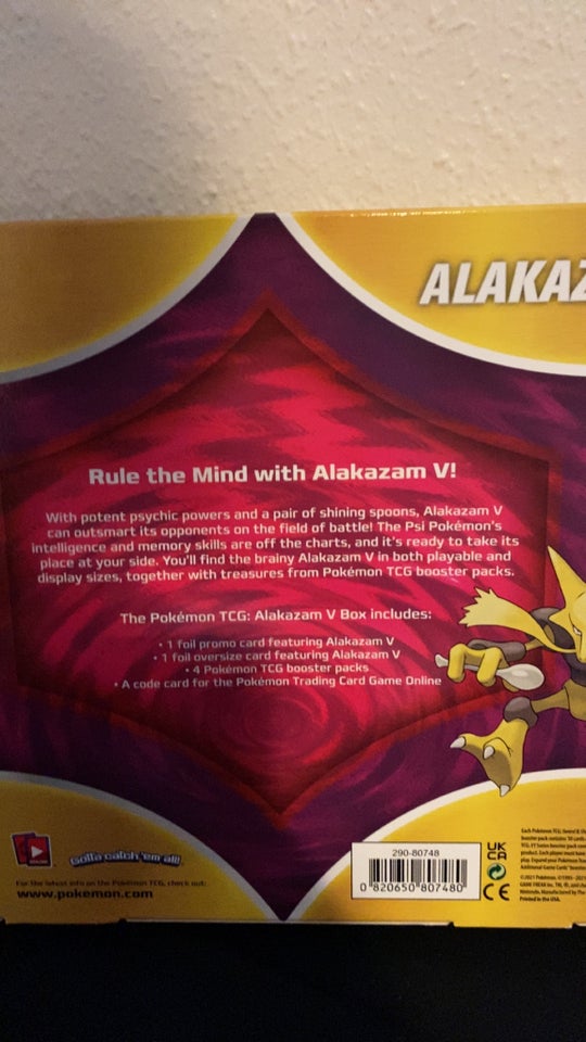 Samlekort, Alakazam v box