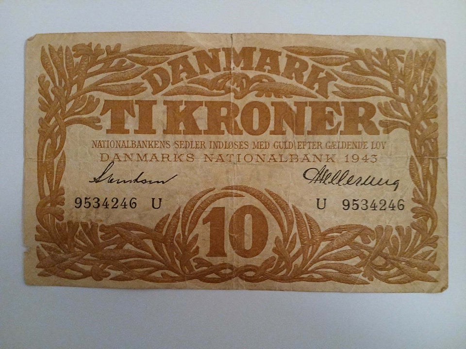 Danmark, sedler, 10 kr