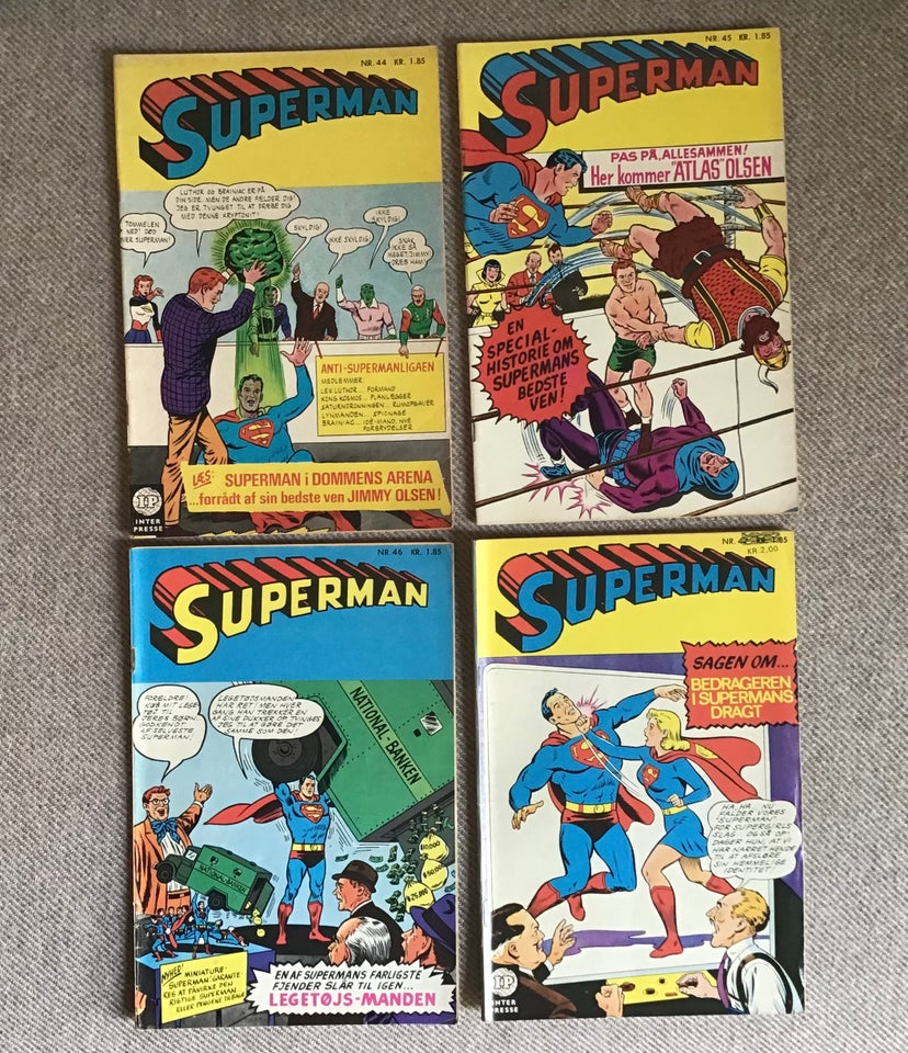 Superman 44-47, 1968, Tegneserie