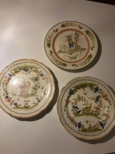 Porcelæn Tallerken Vieux