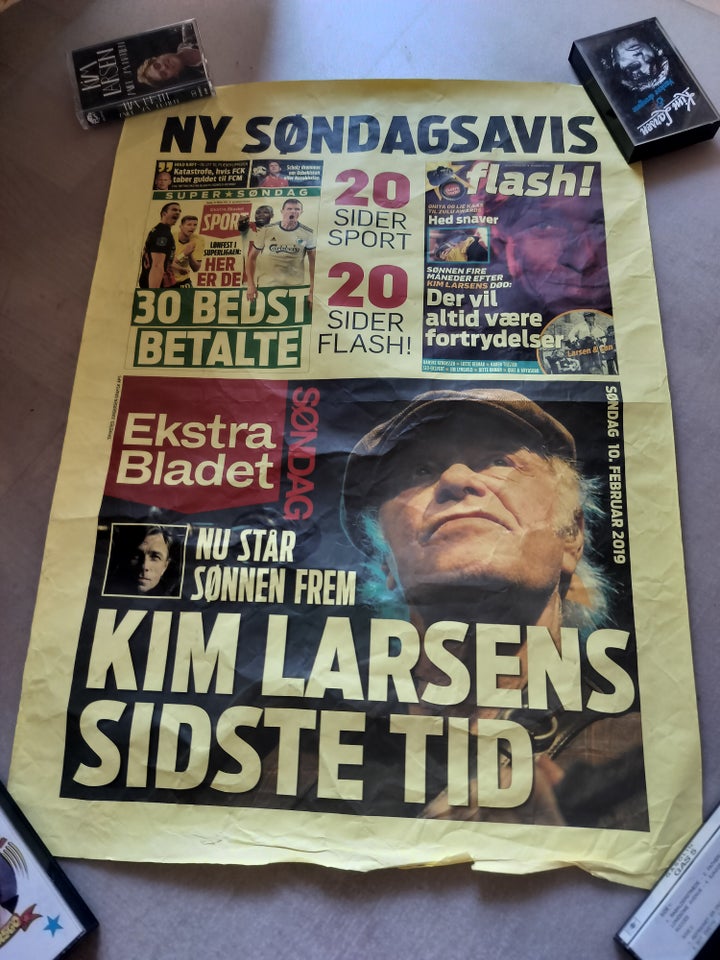 Plakat Kim Larsen motiv: Kim