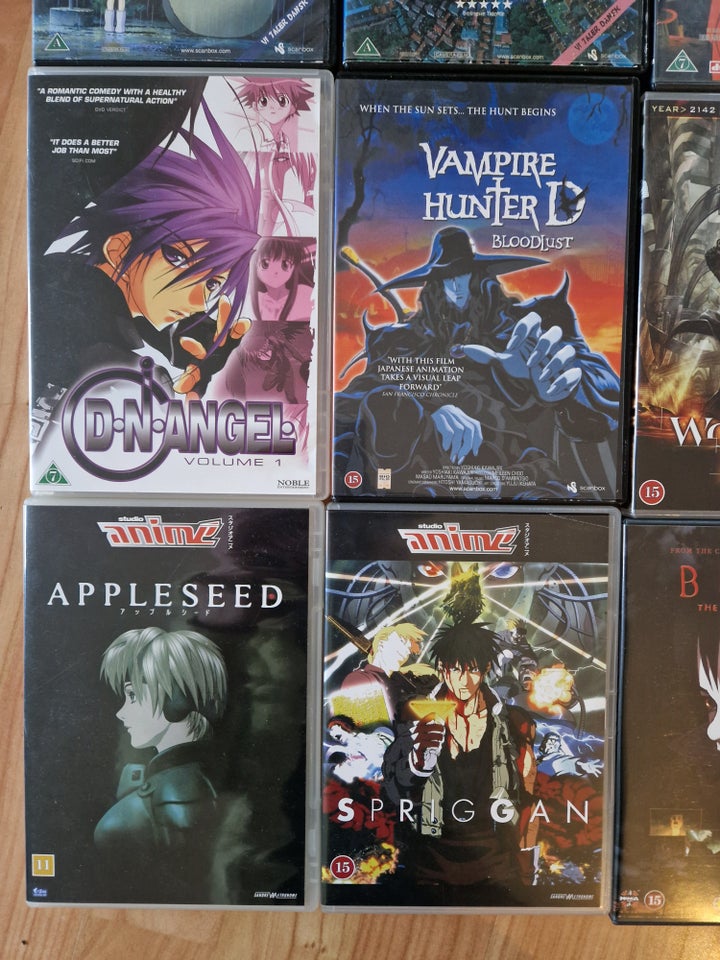 ANIME/MANGA FILM, DVD, animation