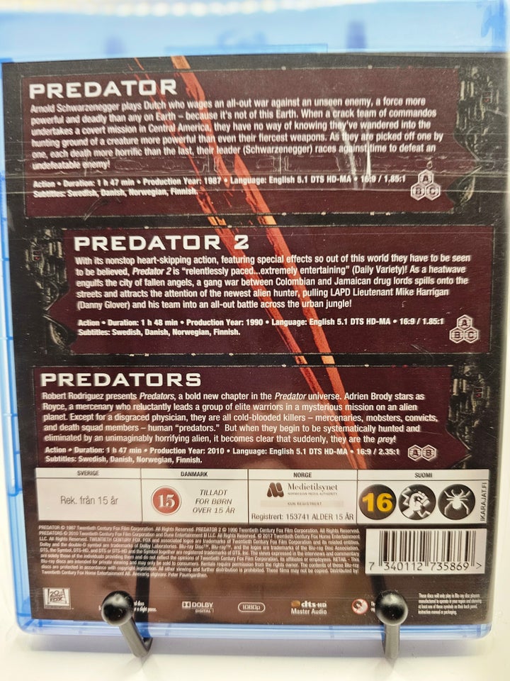 Predator Collection, Blu-ray,