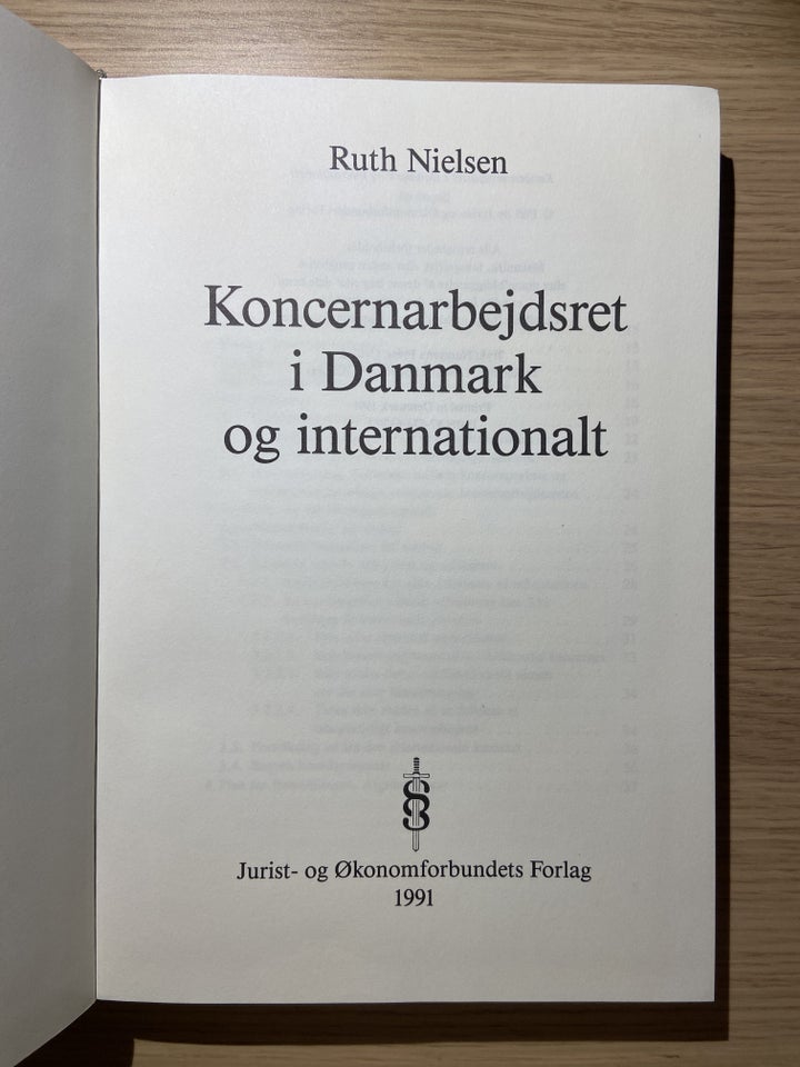 Koncernarbejdsret (1991), Ruth