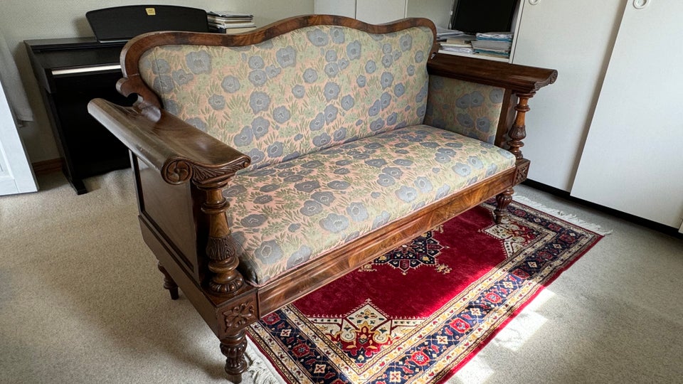 Empire sofa, Mahogni, 150 år gl.