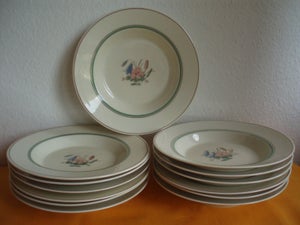 Porcelæn dybe tallerkener