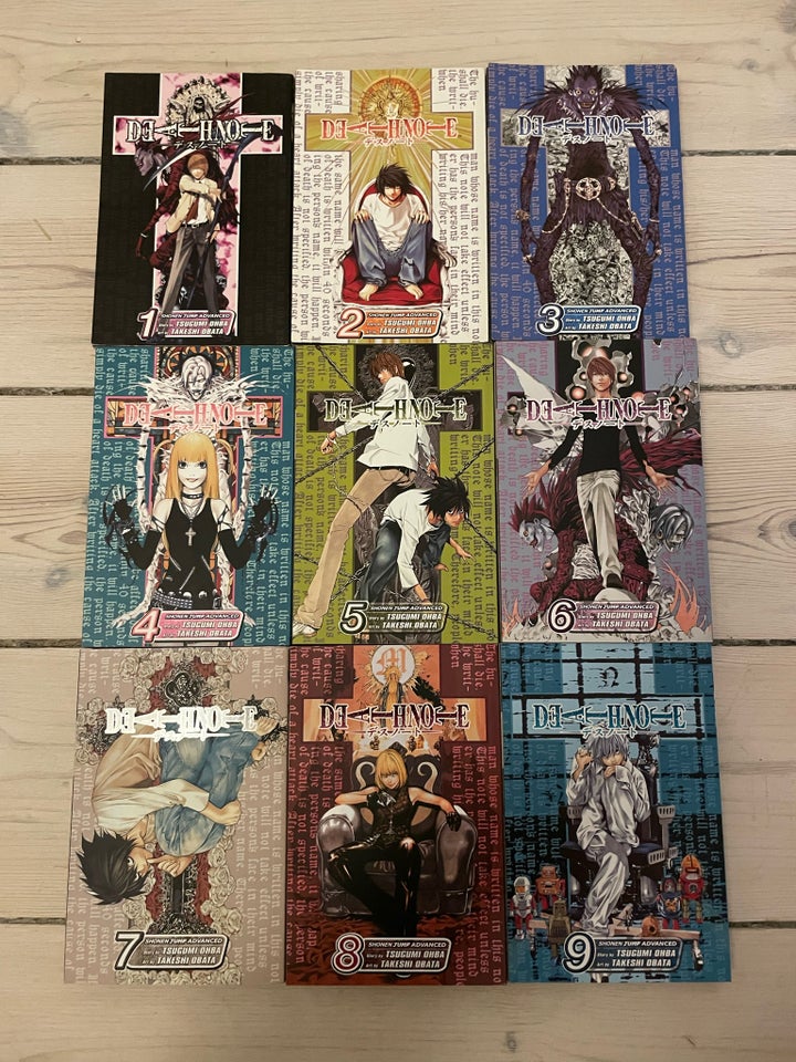 Death Note 1-9, Tegneserie