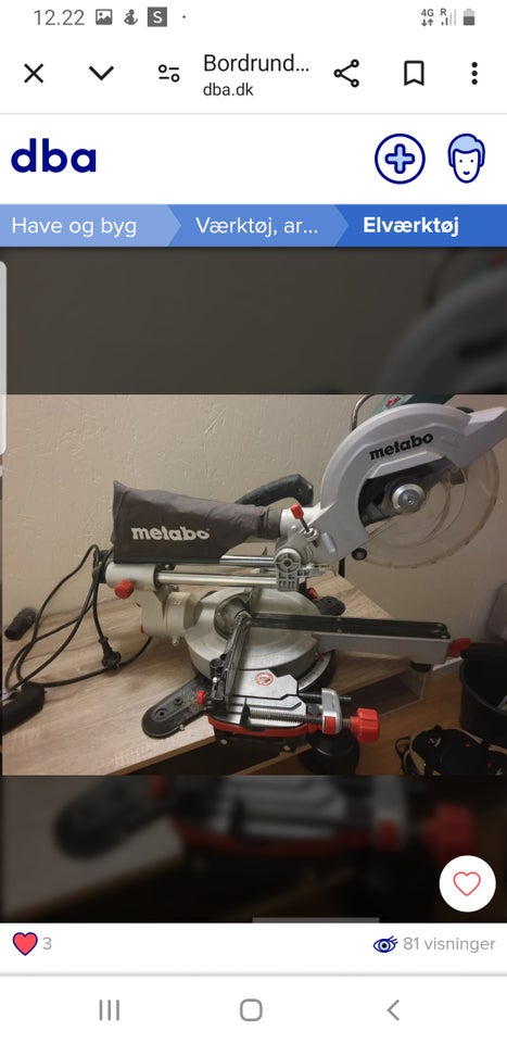 Bordrundsav Metabo