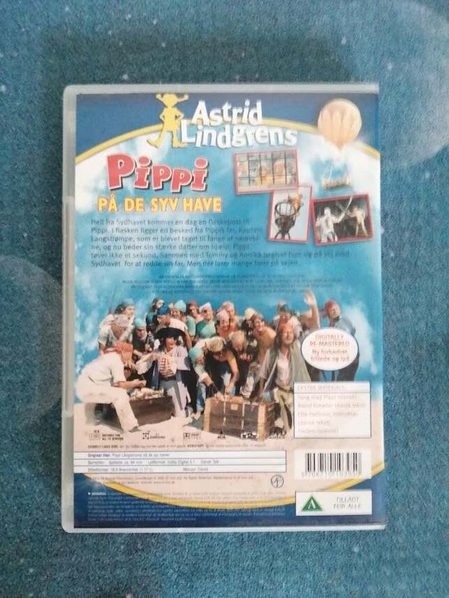 Pippi På De Syv Have, DVD,