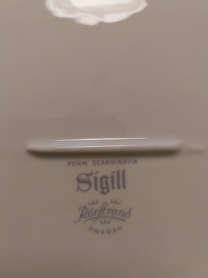 Porcelæn, testel, Sigill