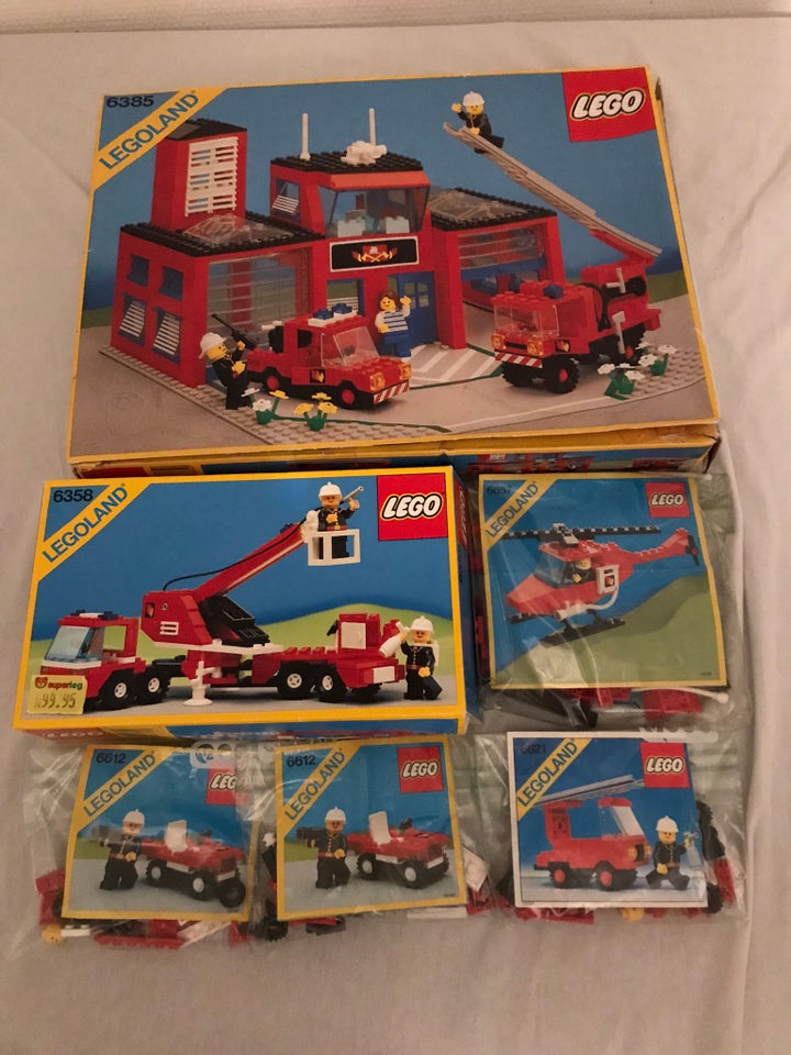 Lego andet 6358 + 6612 + 6621 + 6657