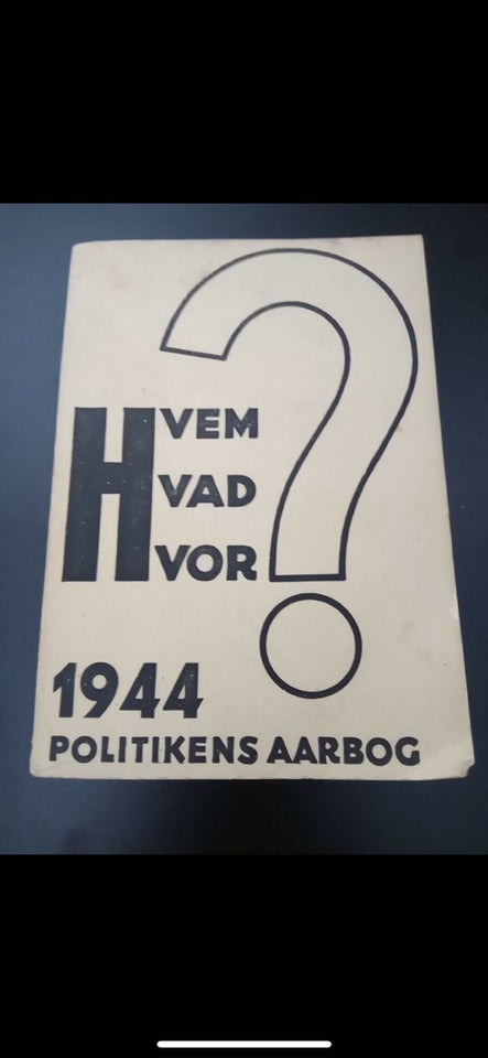 Hvem Hvad Hvor 1944, Magasin