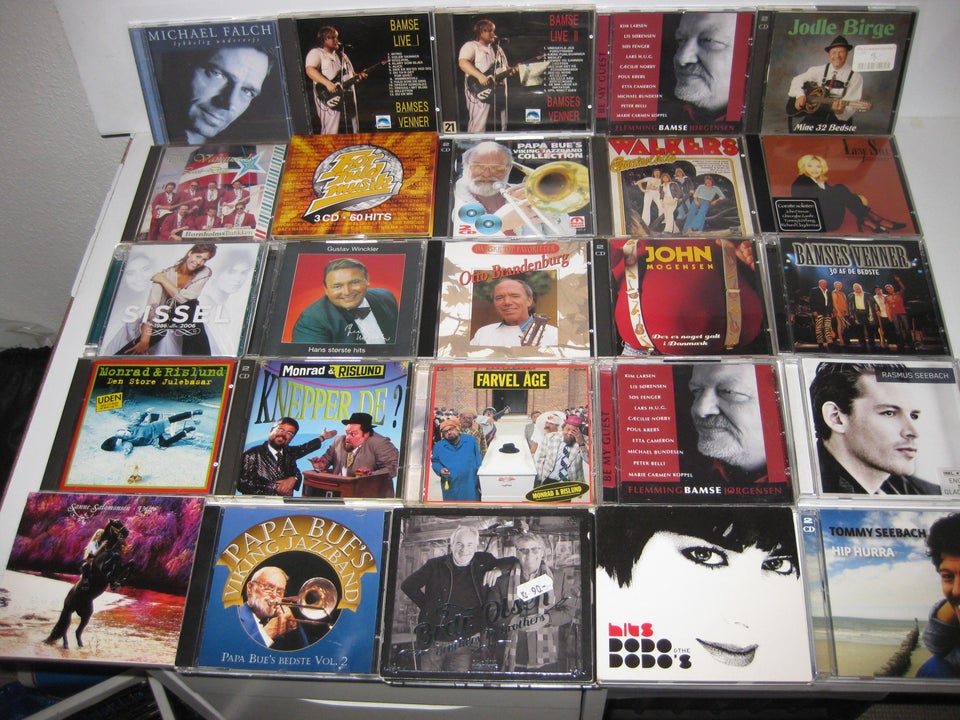 50 DANSKE CD'ER: DIVERSE, pop