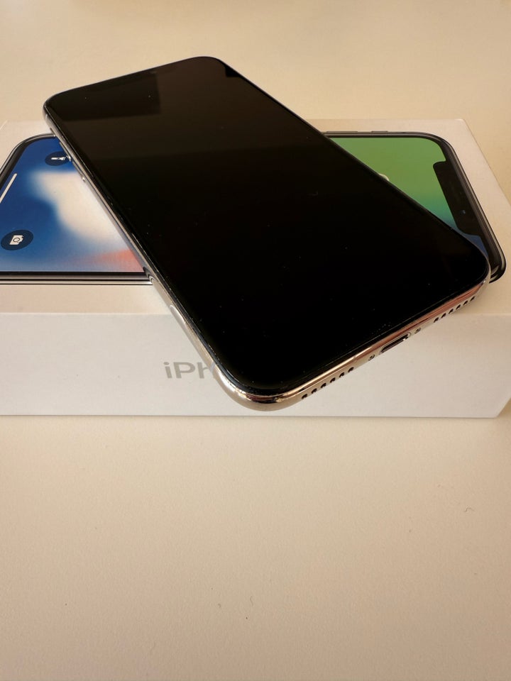 iPhone X, 256 GB, hvid