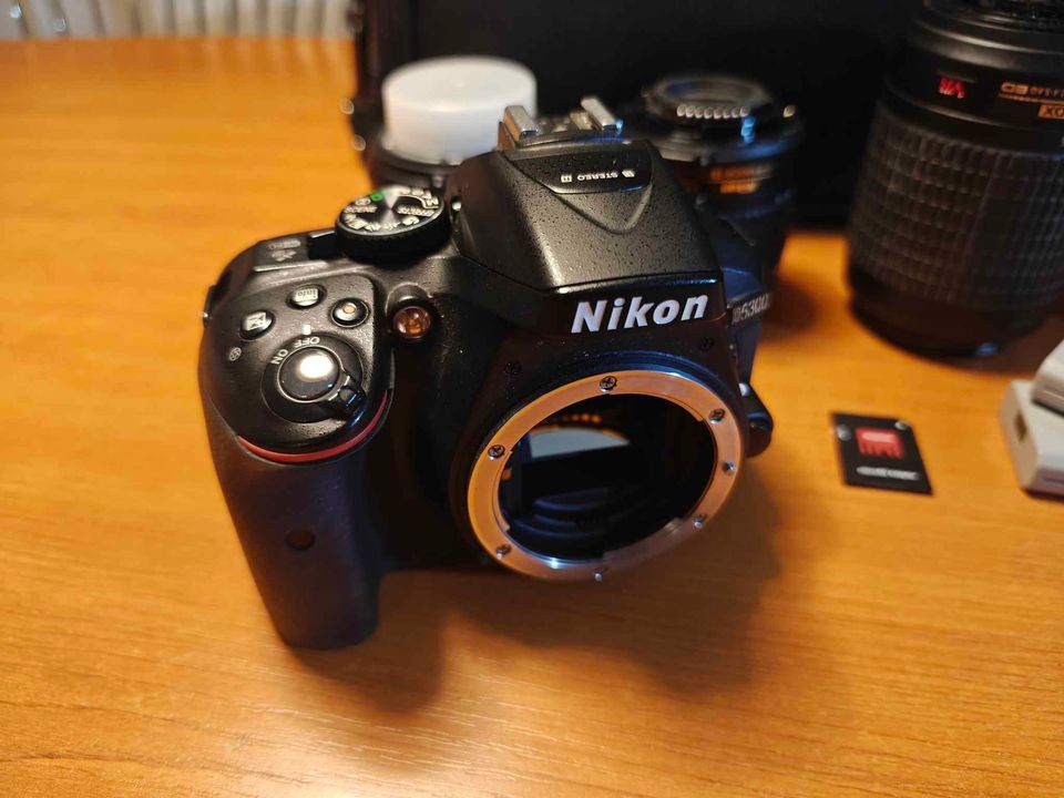 Nikon D5300 inkl. 3 linser mm., God